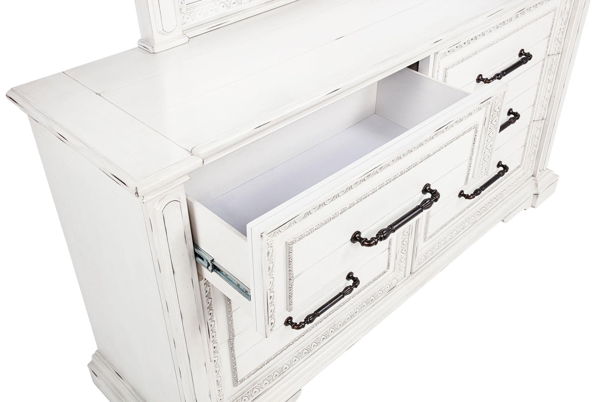 McKinney Vintage White Bedroom Set from Coaster - Luna Furniture