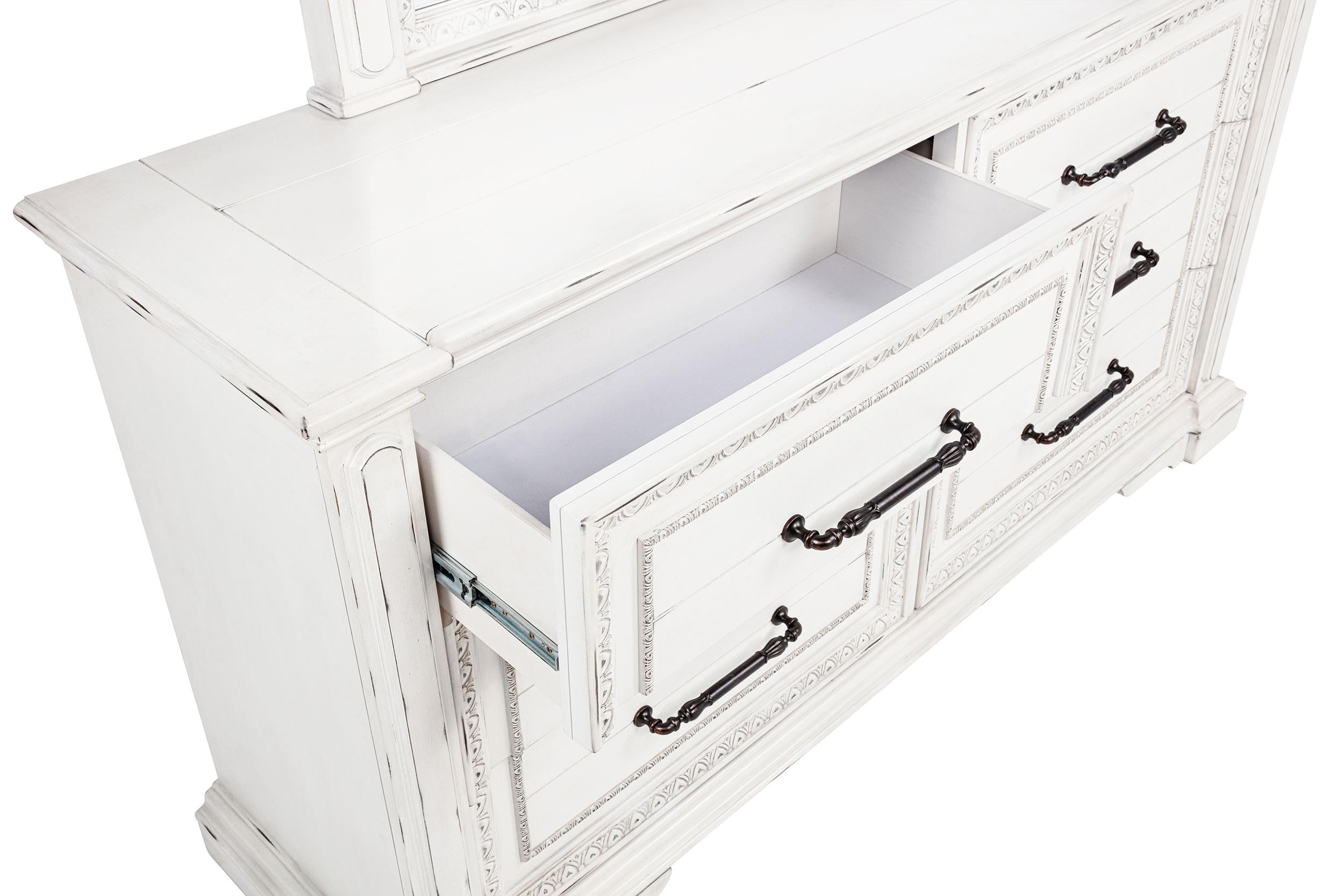 McKinney Vintage White Bedroom Set from Coaster - Luna Furniture