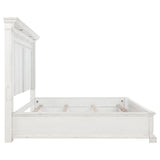 McKinney Vintage White California King LED Light Panel Bed from Coaster - Luna Furniture