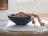 Meadie Distressed Black Bowl from Ashley - Luna Furniture