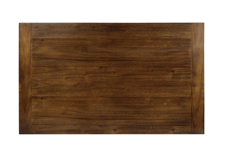 Medford Walnut/Beige 7 PC. Dining Table Set from Furniture of America - Luna Furniture