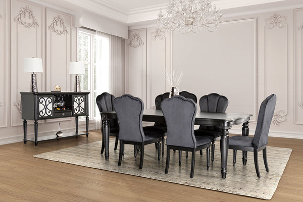 Melodi Parc Black Dining Table