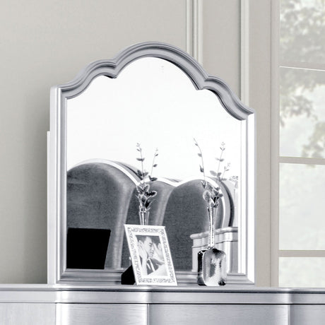 Melodi Parc Silver Mirror (Mirror Only) from Furniture of America - Luna Furniture
