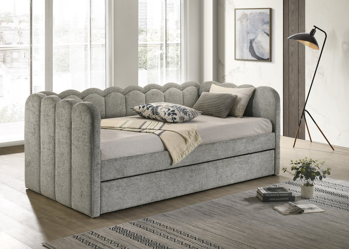 Melody Light Gray Daybed from Crown Mark - Luna Furniture