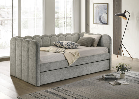 Melody Light Gray Daybed from Crown Mark - Luna Furniture
