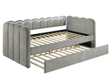 Melody Light Gray Daybed from Crown Mark - Luna Furniture