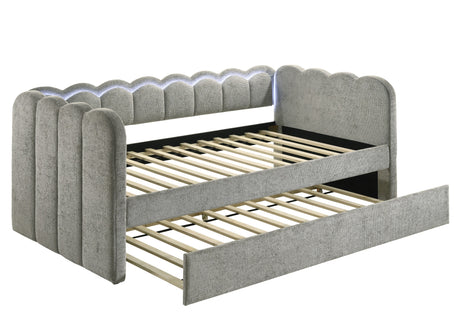 Melody Light Gray Daybed from Crown Mark - Luna Furniture