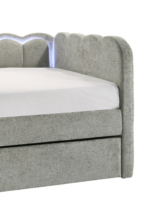 Melody Light Gray Daybed from Crown Mark - Luna Furniture