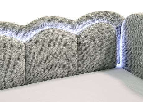 Melody Light Gray Daybed from Crown Mark - Luna Furniture
