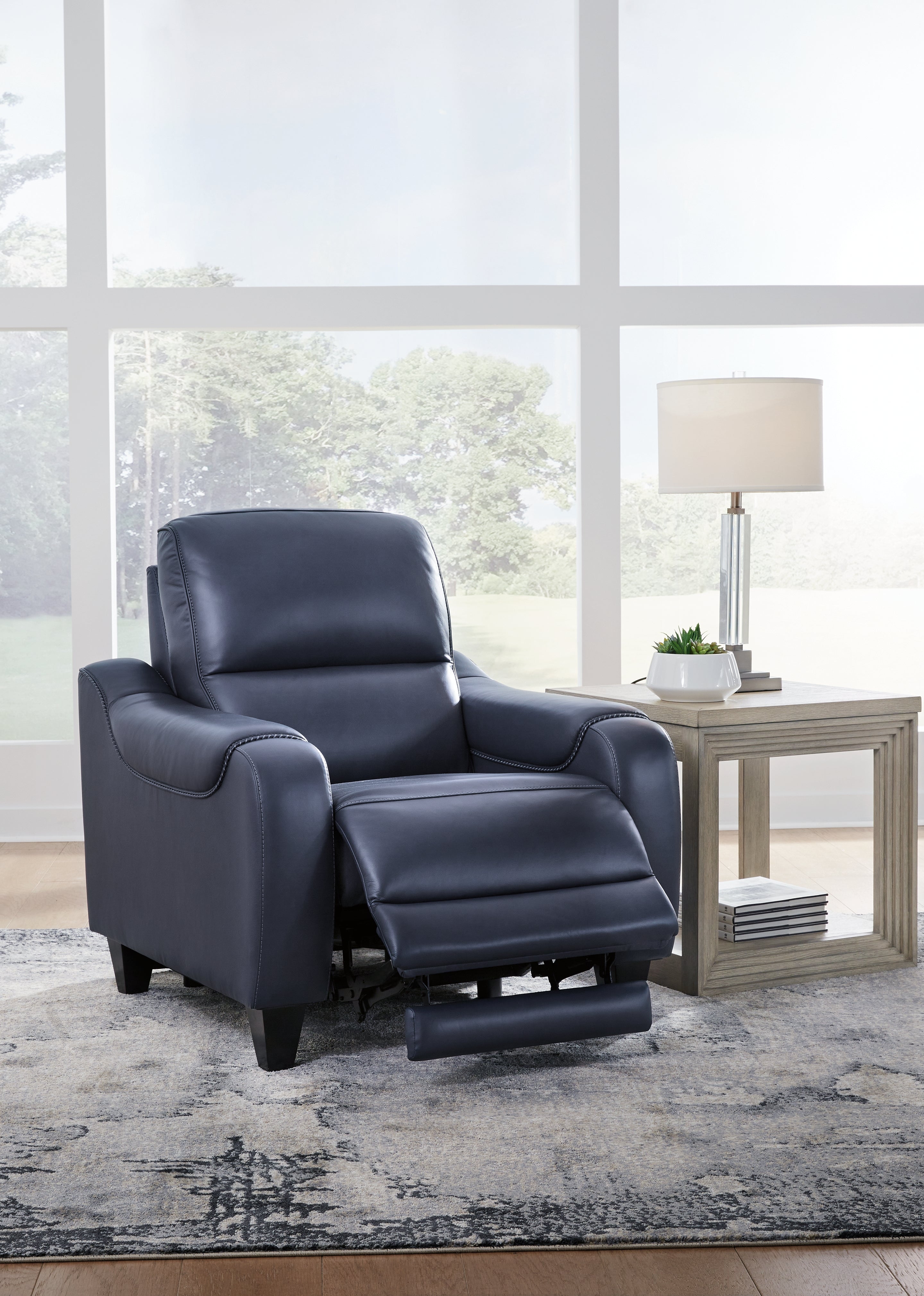 Ashley Mercomatic Ocean Power Recliner - Luna Furniture