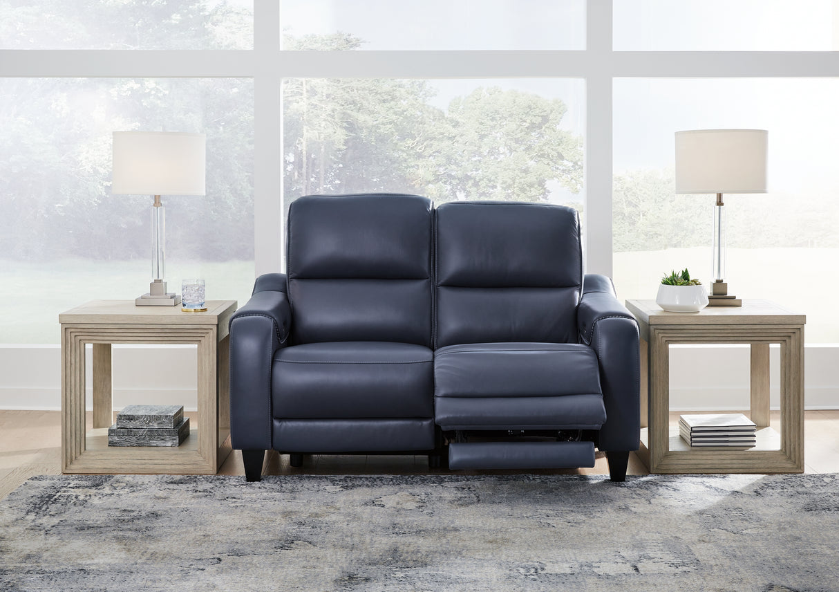 Mercomatic Ocean Power Reclining Loveseat from Ashley - Luna Furniture