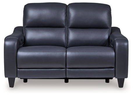 Mercomatic Ocean Power Reclining Loveseat from Ashley - Luna Furniture