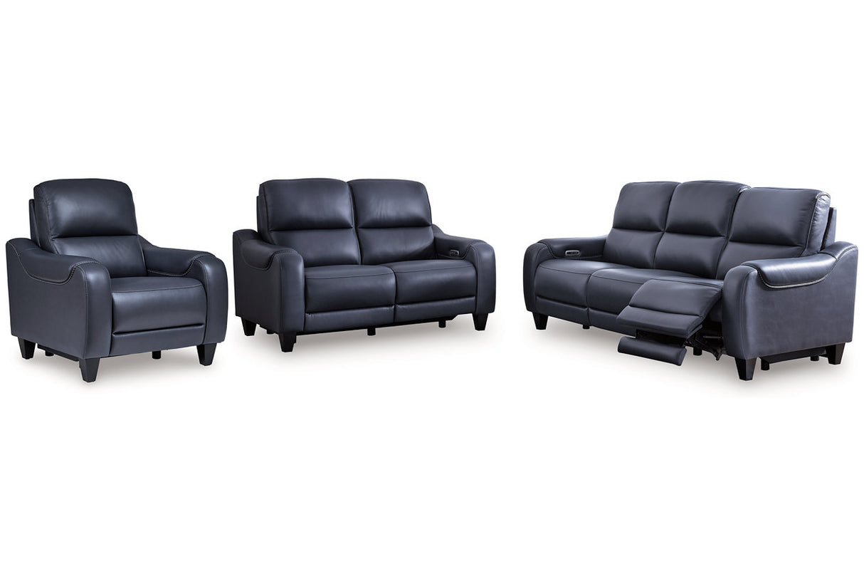 Mercomatic Power Reclining Sofa, Loveseat and Recliner from Ashley - Luna Furniture