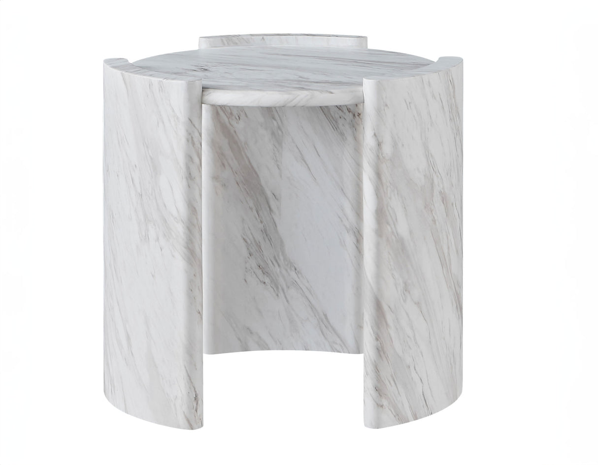Merino Faux-Marble End Table Top from Steve Silver - Luna Furniture