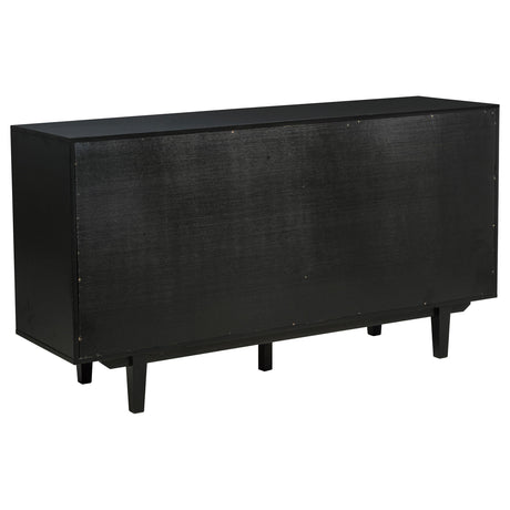Middleton Black 4-Door Sideboard with Dual Drawers from Coaster - Luna Furniture