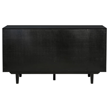 Middleton Black 4-Door Sideboard with Dual Drawers from Coaster - Luna Furniture