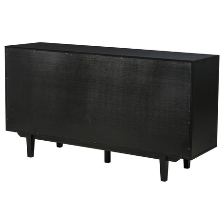 Middleton Black 4-Door Sideboard with Dual Drawers from Coaster - Luna Furniture