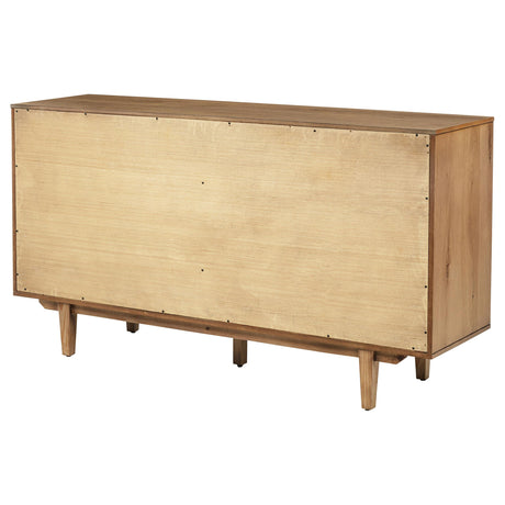 Middleton Natural 4-Door Sideboard with Dual Drawers from Coaster - Luna Furniture