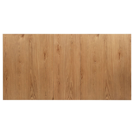 Middleton Natural Brown Dining Table with 76-inch Extension Leaf from Coaster - Luna Furniture