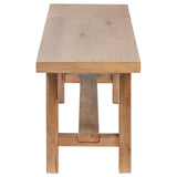 Middleton Natural Brown Wood Backless Dining Bench from Coaster - Luna Furniture