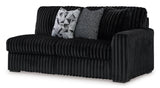 Midnight-Madness Onyx 2-Piece LAF Chaise Sectional from Ashley - Luna Furniture