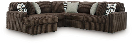 Midnight-Madness 5-Piece Sectional with Chaise from Ashley - Luna Furniture