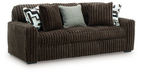 Midnight-Madness Chocolate Sofa from Ashley - Luna Furniture