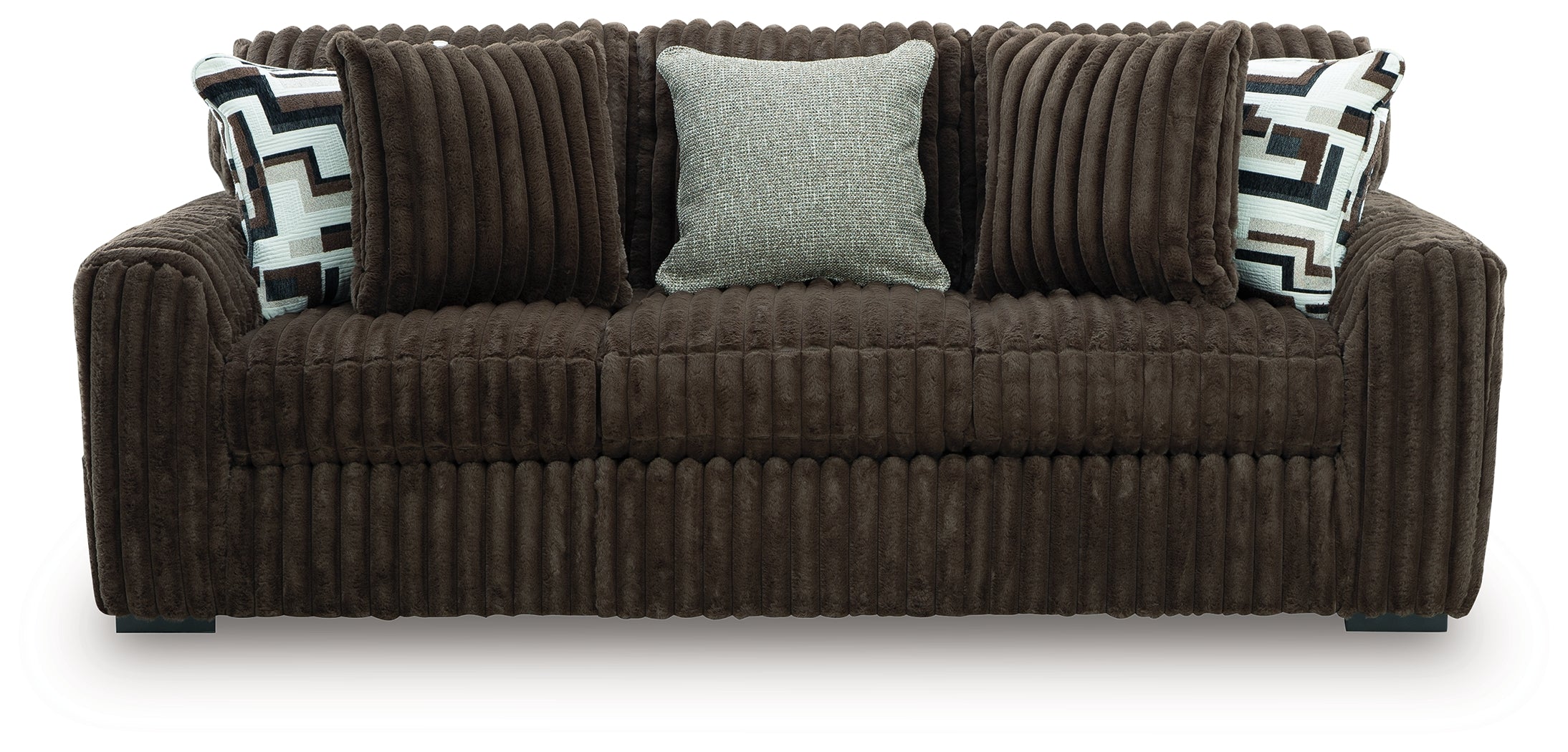 Midnight-Madness Chocolate Sofa – Luna Furniture