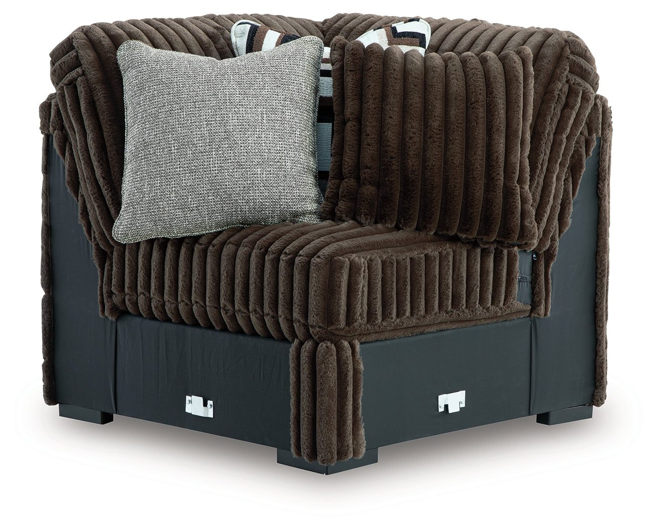 Ashley Midnight-Madness Chocolate Wedge – Luna Furniture