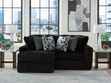 Midnight-Madness Onyx 2-Piece LAF Sectional from Ashley Furniture - Luna Furniture