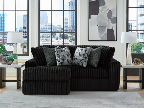 Midnight-Madness Onyx 2-Piece LAF Sectional from Ashley - Luna Furniture