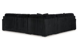 Midnight-Madness Onyx 3-Piece Sectional from Ashley - Luna Furniture