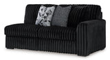 Midnight-Madness Onyx 3-Piece Sectional from Ashley - Luna Furniture