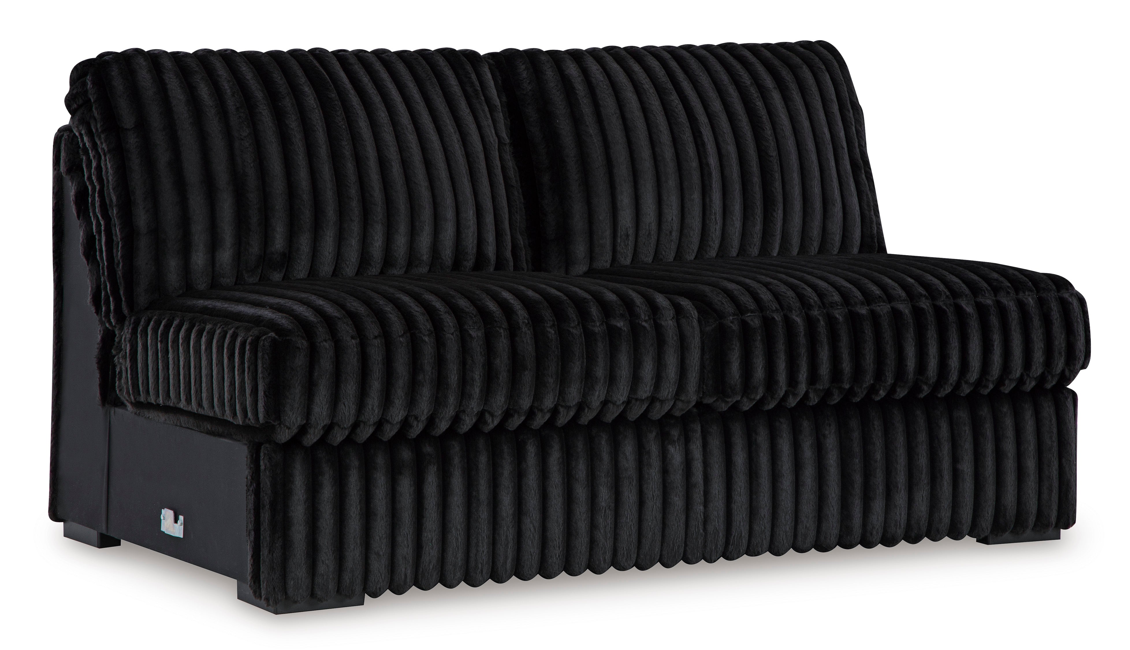 Ashley Midnight-Madness Onyx 4-Piece LAF Chaise Sectional – Luna