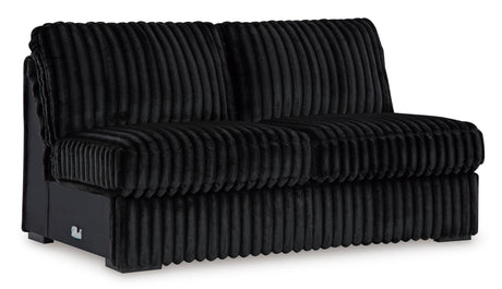 Midnight-Madness Onyx 4-Piece RAF Chaise Sectional from Ashley - Luna Furniture