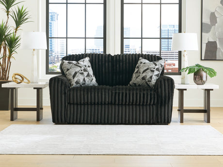 Midnight-Madness Onyx Loveseat from Ashley - Luna Furniture