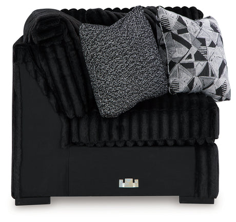 Midnight-Madness Onyx Wedge from Ashley - Luna Furniture