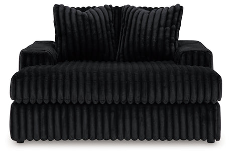 Midnight-Madness Super Chaise and Oversized Chaise from Ashley - Luna Furniture