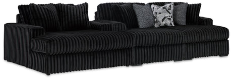 Midnight-Madness Super Chaise and Oversized Chaise from Ashley - Luna Furniture