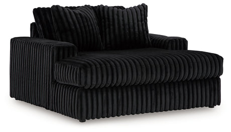 Midnight-Madness Super Chaise and Oversized Chaise from Ashley - Luna Furniture