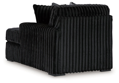 Midnight-Madness Super Chaise and Oversized Chaise from Ashley - Luna Furniture