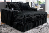 Midnight-Madness Super Chaise and Oversized Chaise from Ashley - Luna Furniture