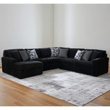 Midnight-Madness Onyx 4-Piece LAF Chaise Sectional from Ashley - Luna Furniture
