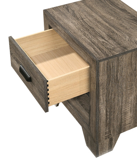 Mille Brownish Gray Upholstered Youth Bedroom Set from Crown Mark - Luna Furniture