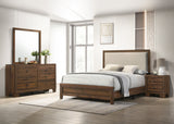 Mille Cherry Brown Upholstered Youth Bedroom Set from Crown Mark - Luna Furniture