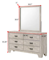 Millie Whitewash Panel Youth Bedroom Set from Crown Mark - Luna Furniture