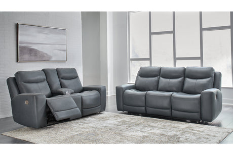 Mindanao Steel Power Reclining Living Room Set from Ashley - Luna Furniture
