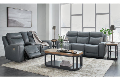 Mindanao Steel Power Reclining Living Room Set from Ashley - Luna Furniture