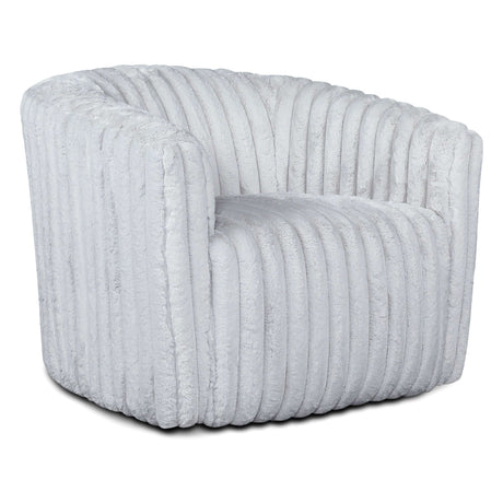 Mira Light Grey Velvet Swivel Chair from Midinmod - Luna Furniture