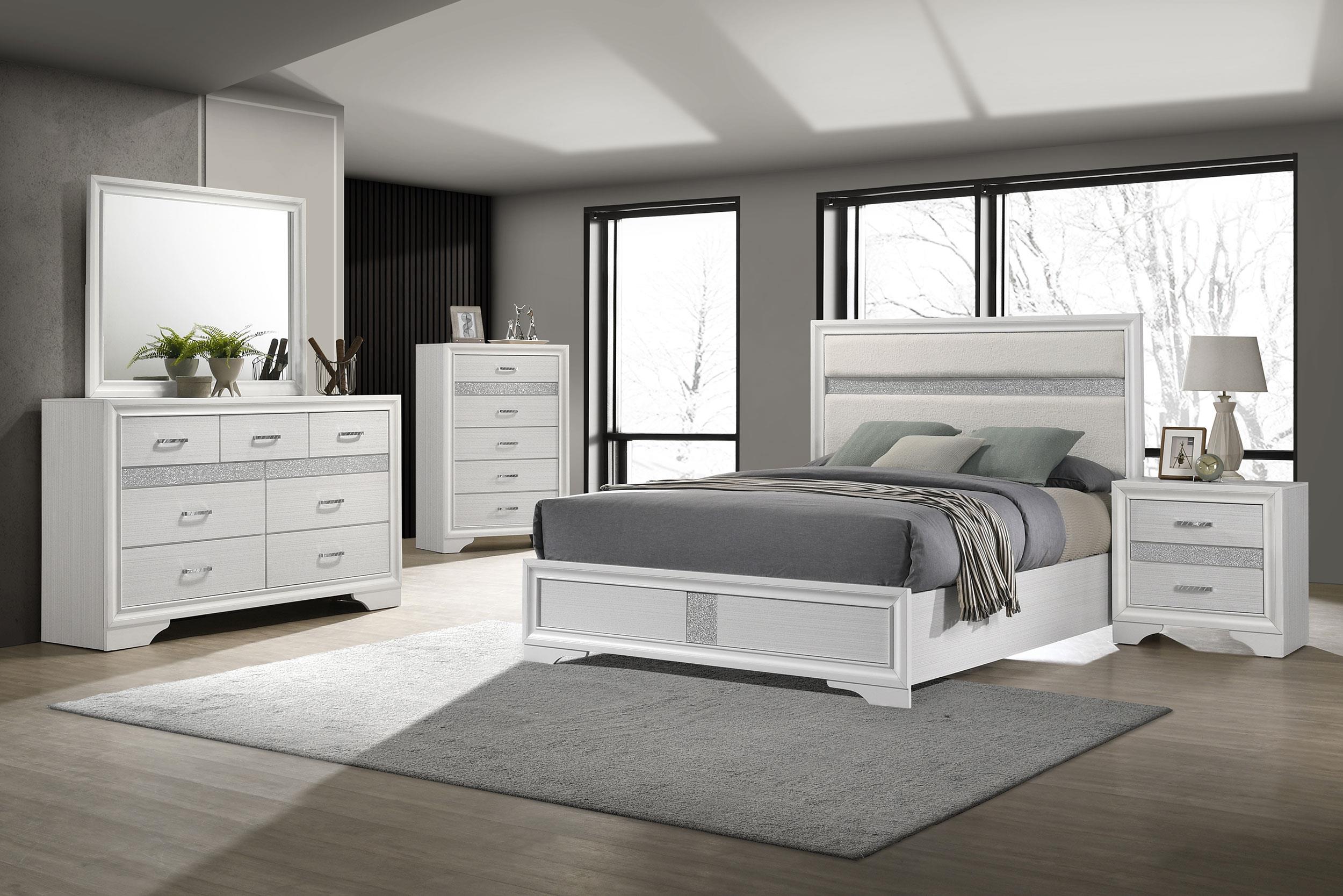 Coaster Miranda White 5-Piece Full Bedroom Set – Luna Furniture
